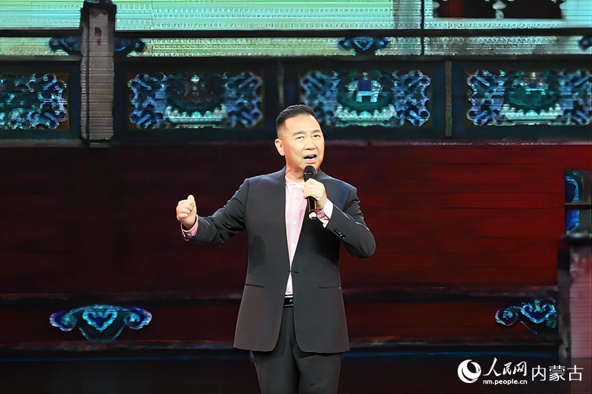 豫劇《大登殿（選段）》 表演者：李樹建。實習生宋雪攝